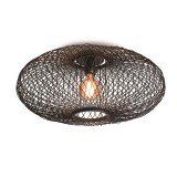 BLACK BAMBOO CEILING LAMP - HANGING LAMPS